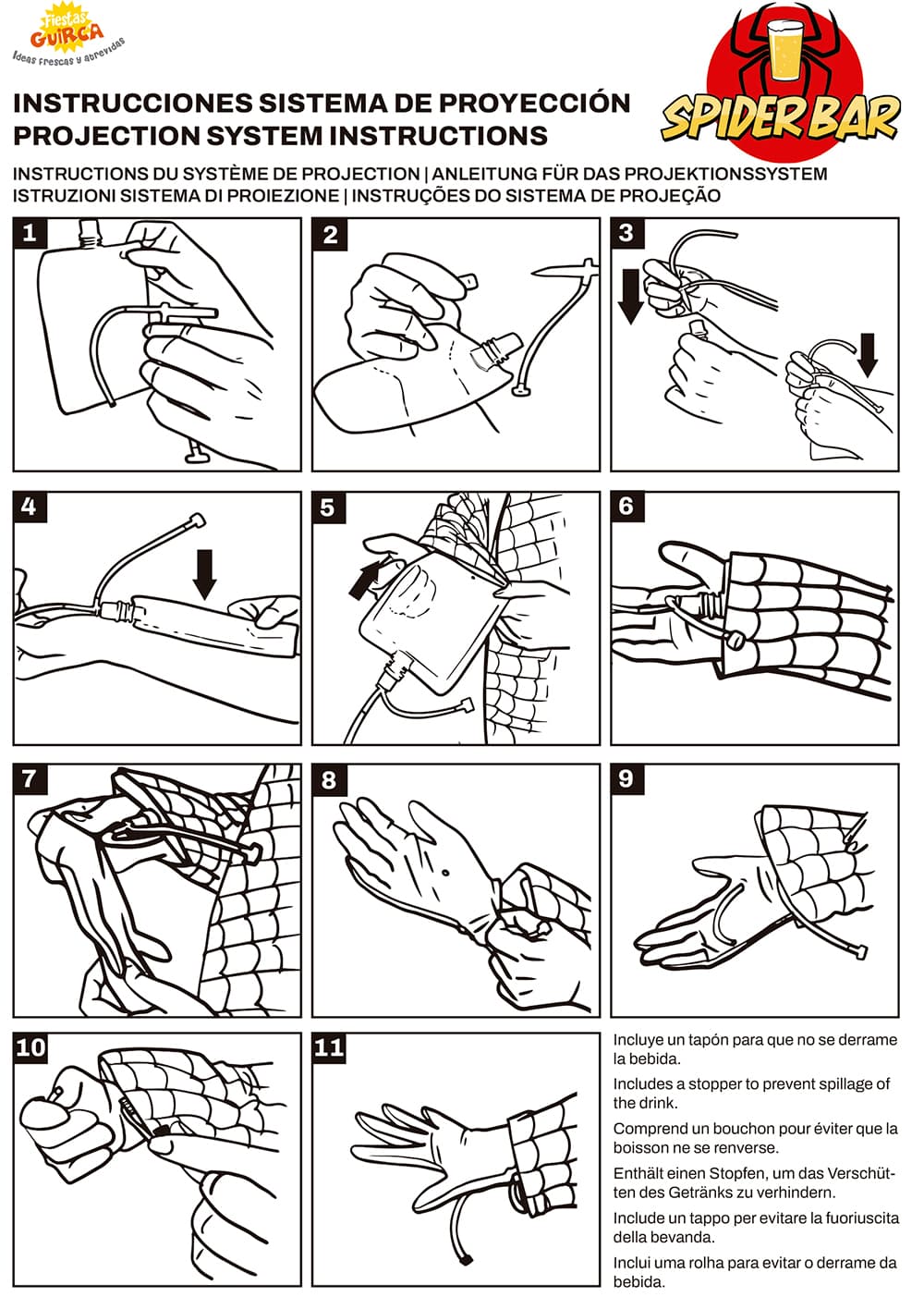 Spider Bar – kostume til herrer