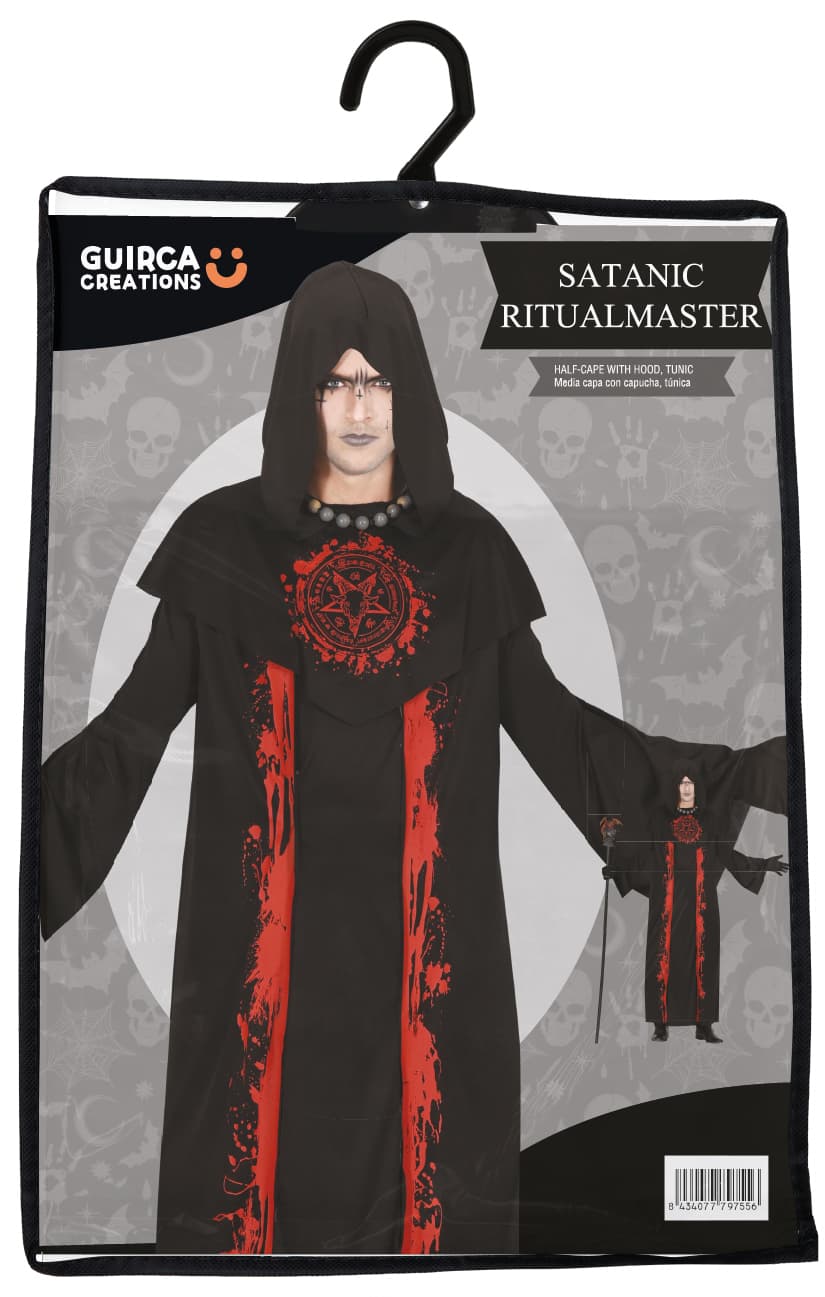 Satanisk ritualmester – kostume til herrer