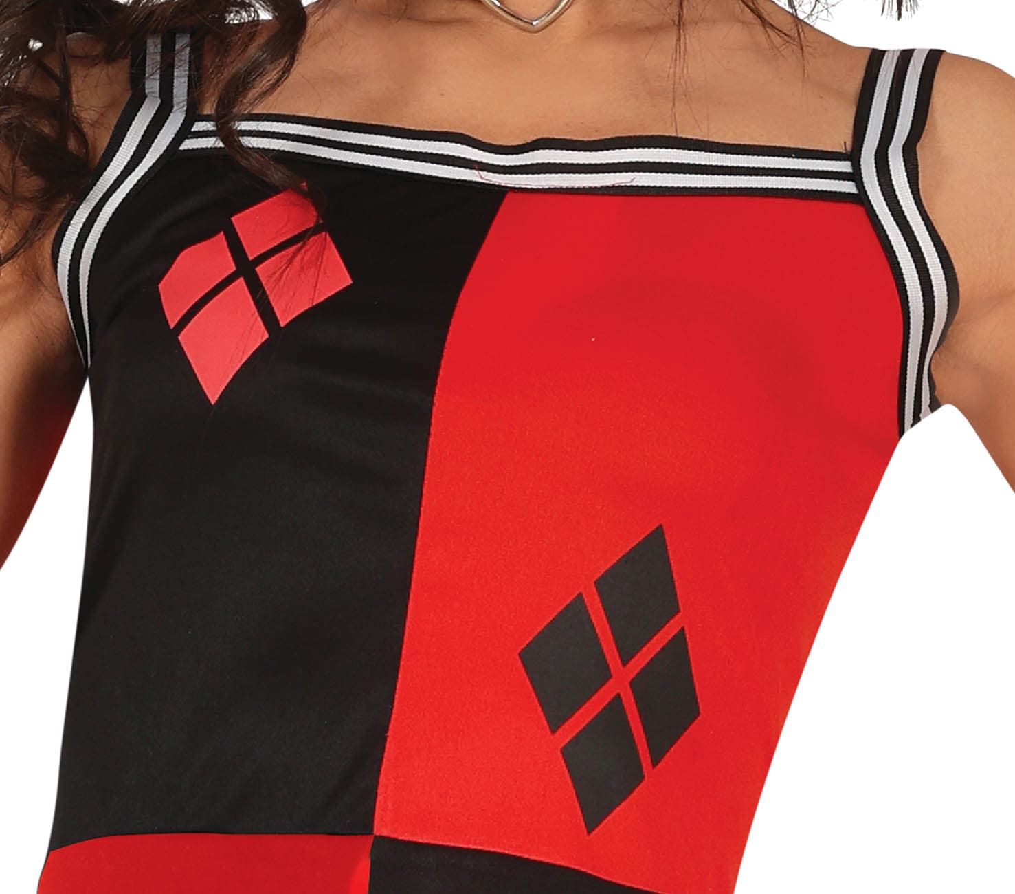 Harlekin-cheerleader – kostume til damer