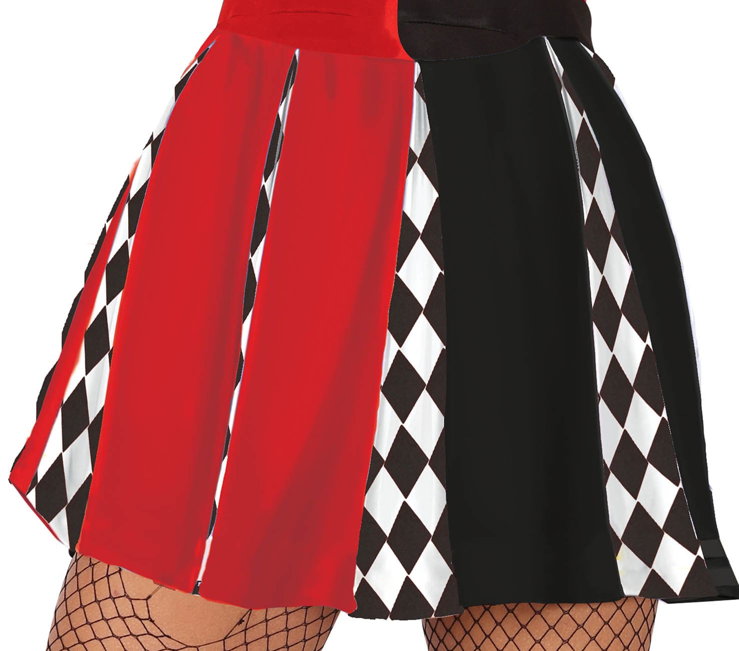 Harlekin-cheerleader – kostume til damer