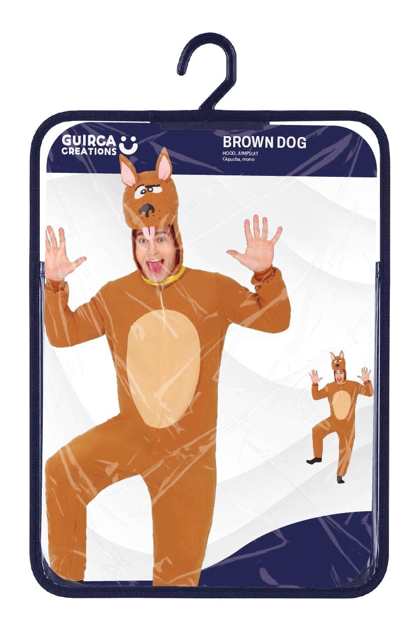 Brun hund – kostume til herrer