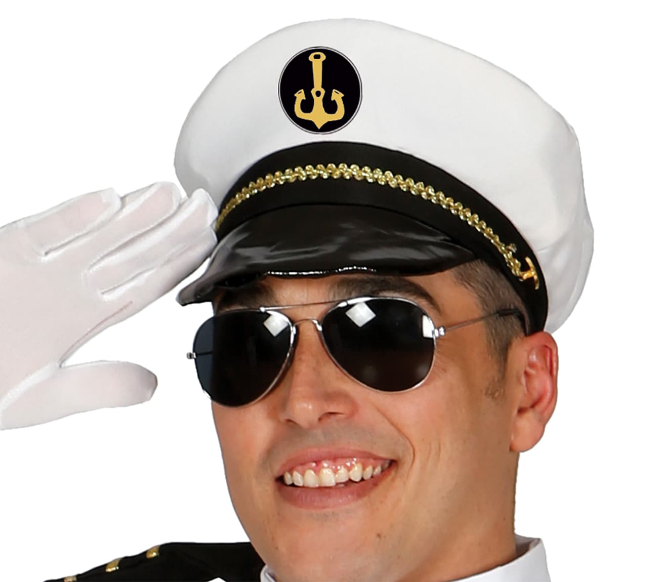 Kaptajn – kostume til herrer
