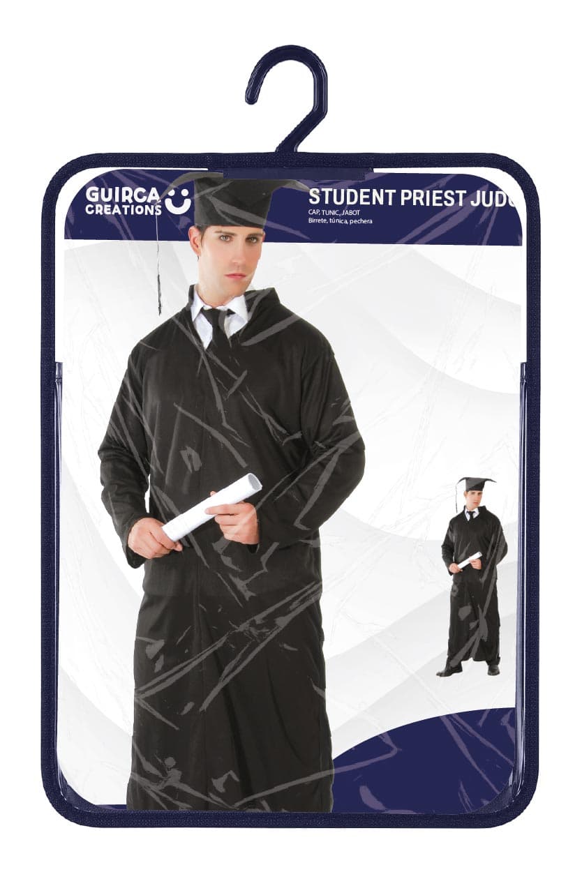 Student/præst/dommer – kostume til herrer