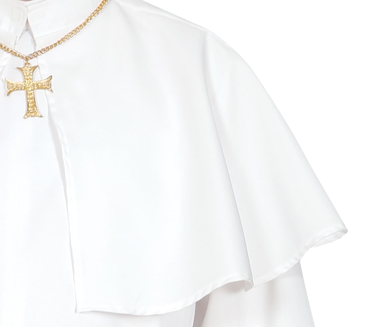 Pave – kostume til herrer, hvid