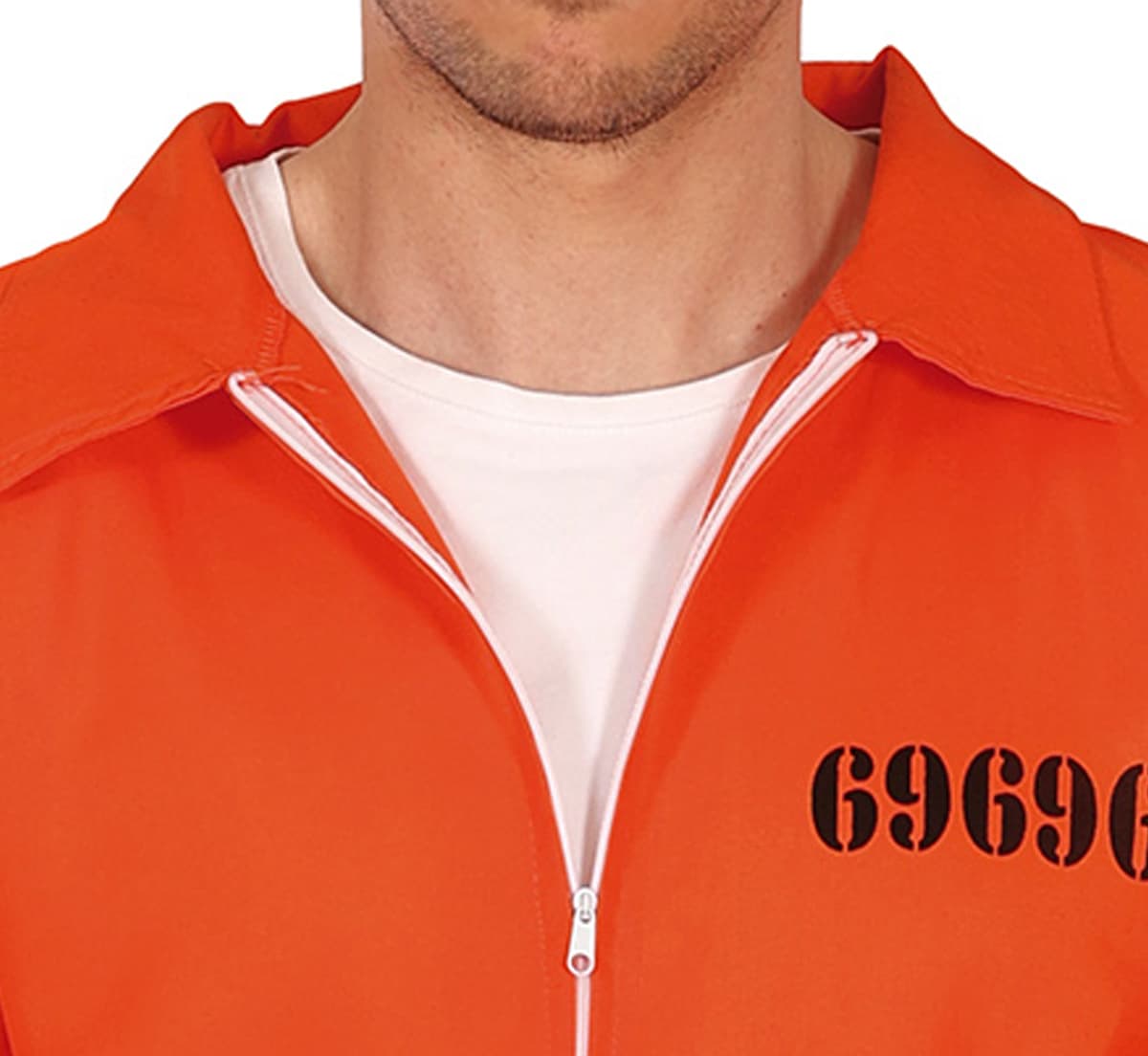 Fange – kostume til herrer, orange, model 77921