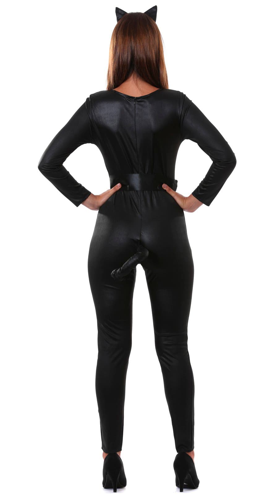 Sort kat – kostume til damer, model 80751
