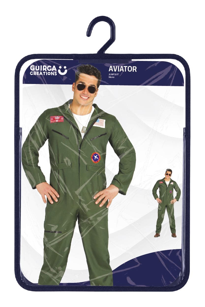 Kampflypilot – kostume til herrer