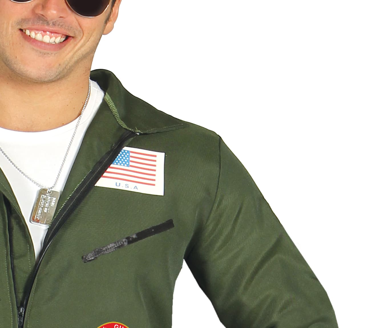 Kampflypilot – kostume til herrer