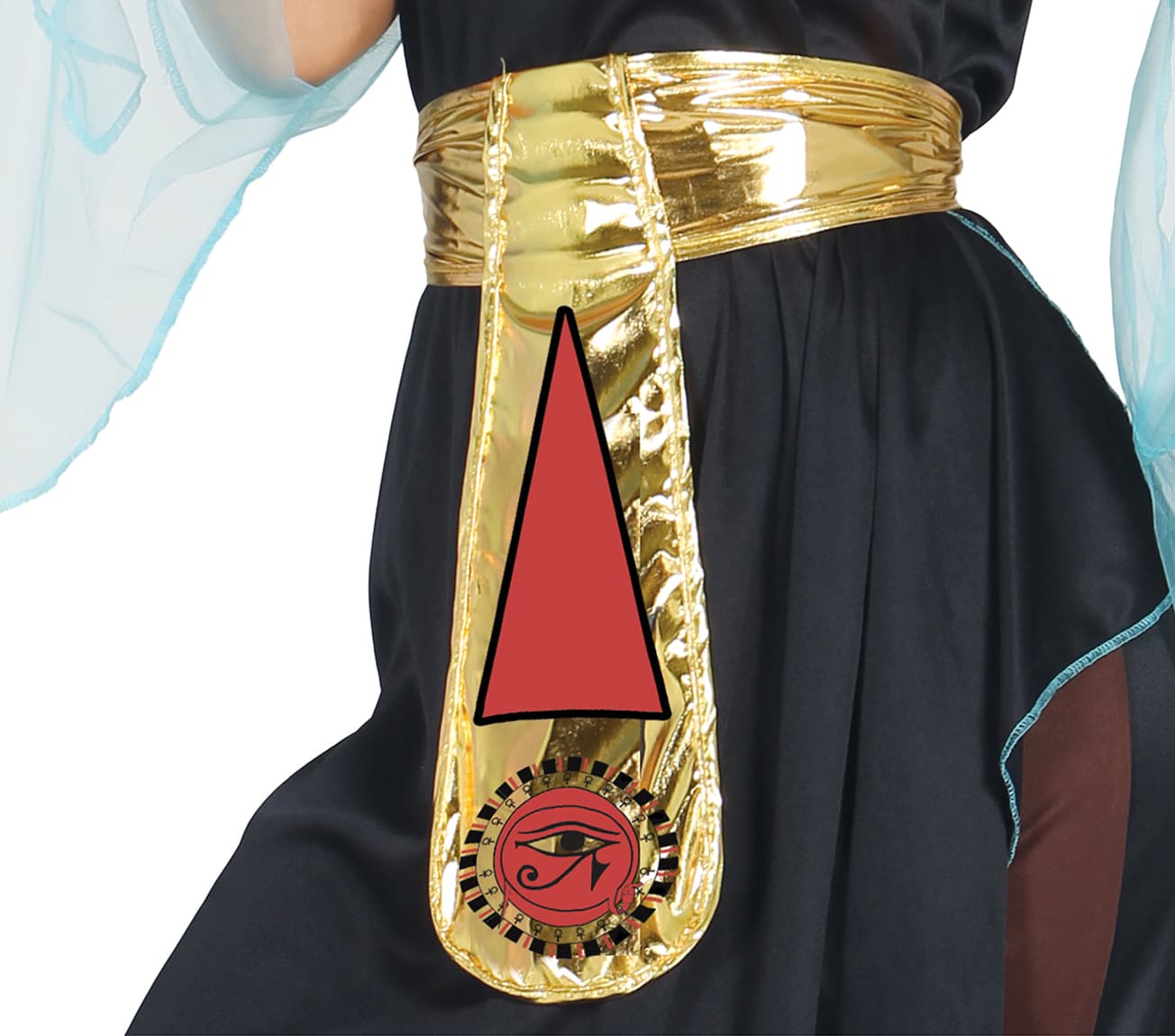 Cleopatra i sort – kostume til damer