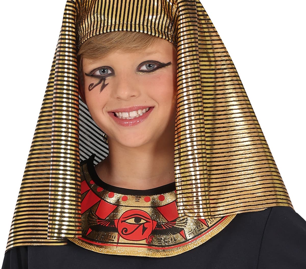 Egyptisk – kostume til drenge, mørkeblå og guld