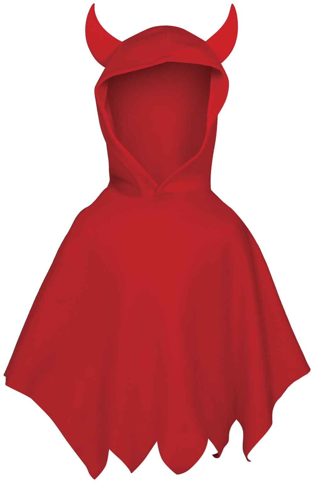 Lille djævleponcho – kostume til børn