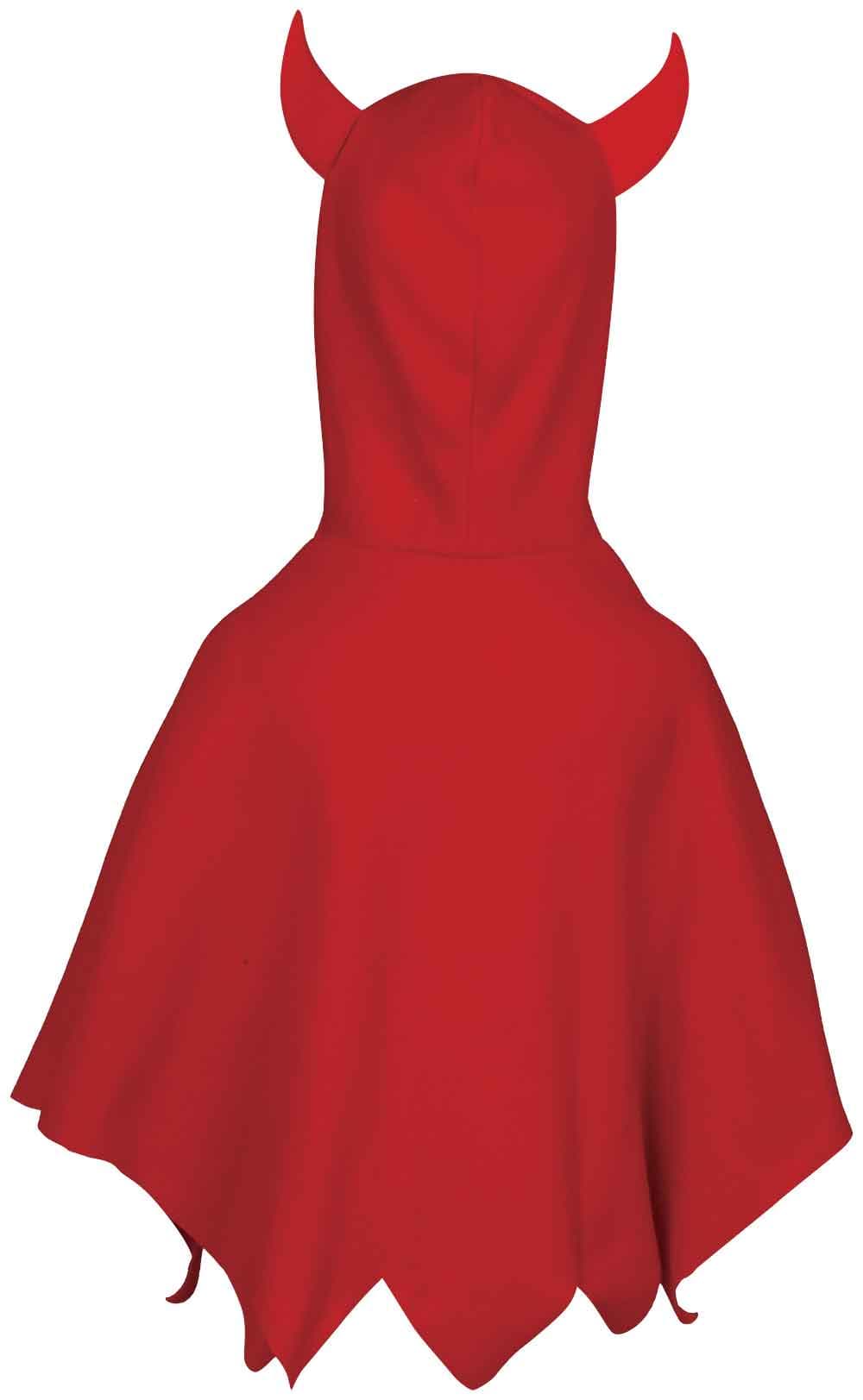 Lille djævleponcho – kostume til børn