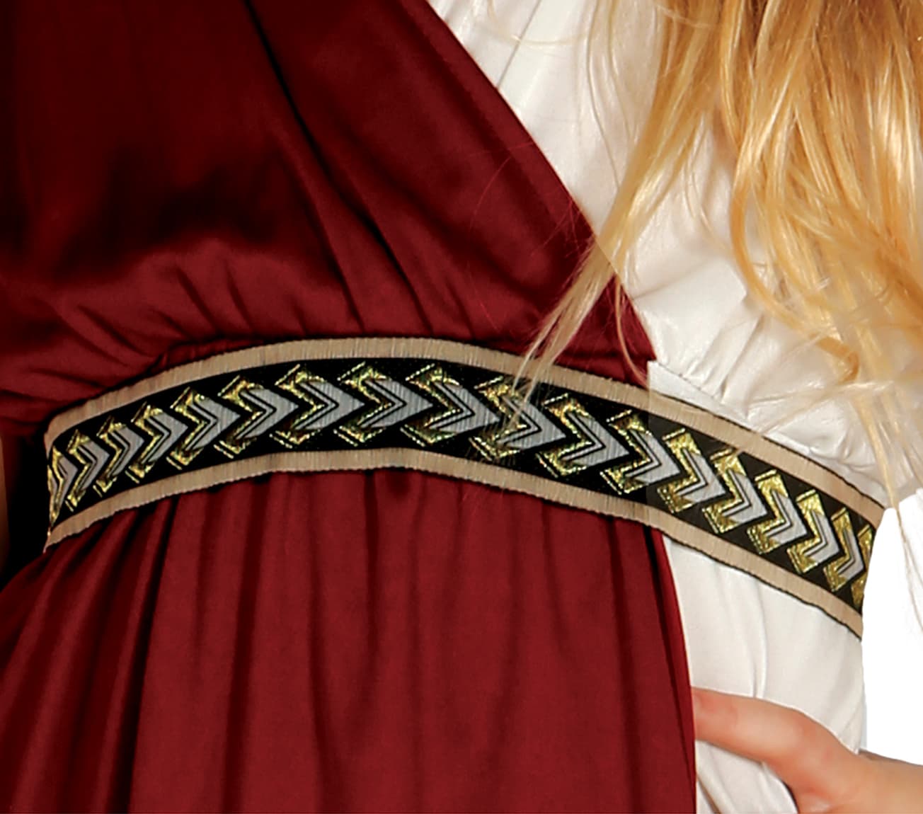 Romer – kostume til piger, bordeaux og beige