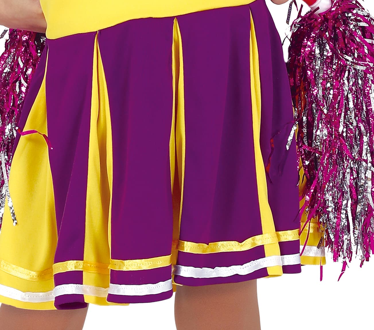 Cheerleader – kostume til piger, lilla