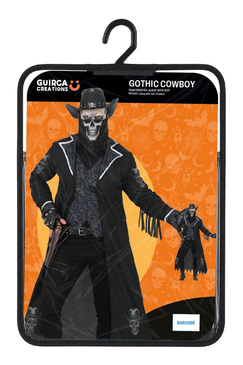 Gotisk cowboy – kostume til herrer