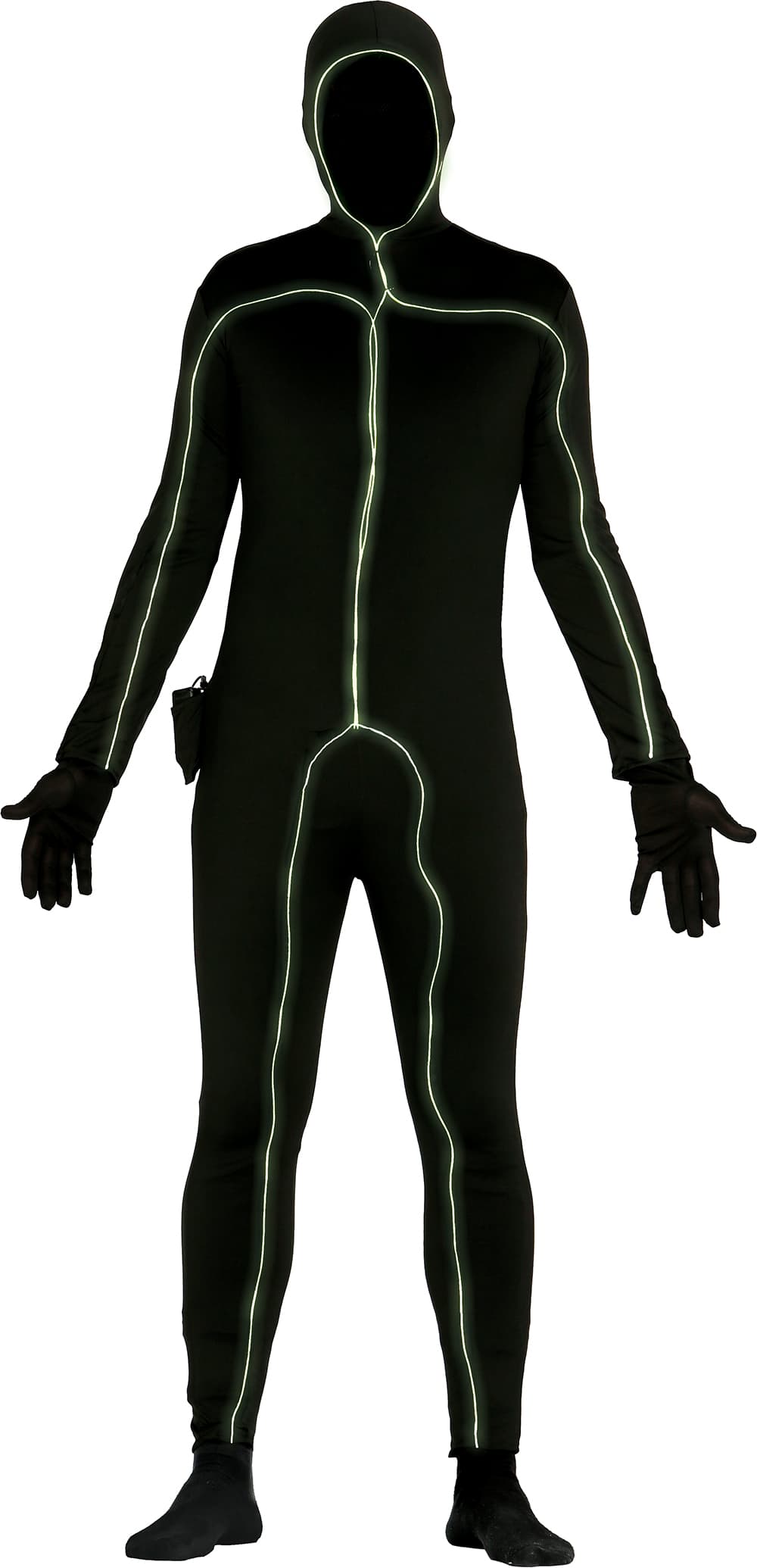 Blacklight-mand – kostume til voksne