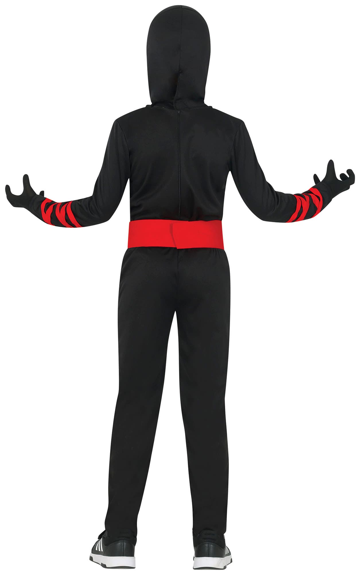 Ninja – kostume til børn, sort og rød