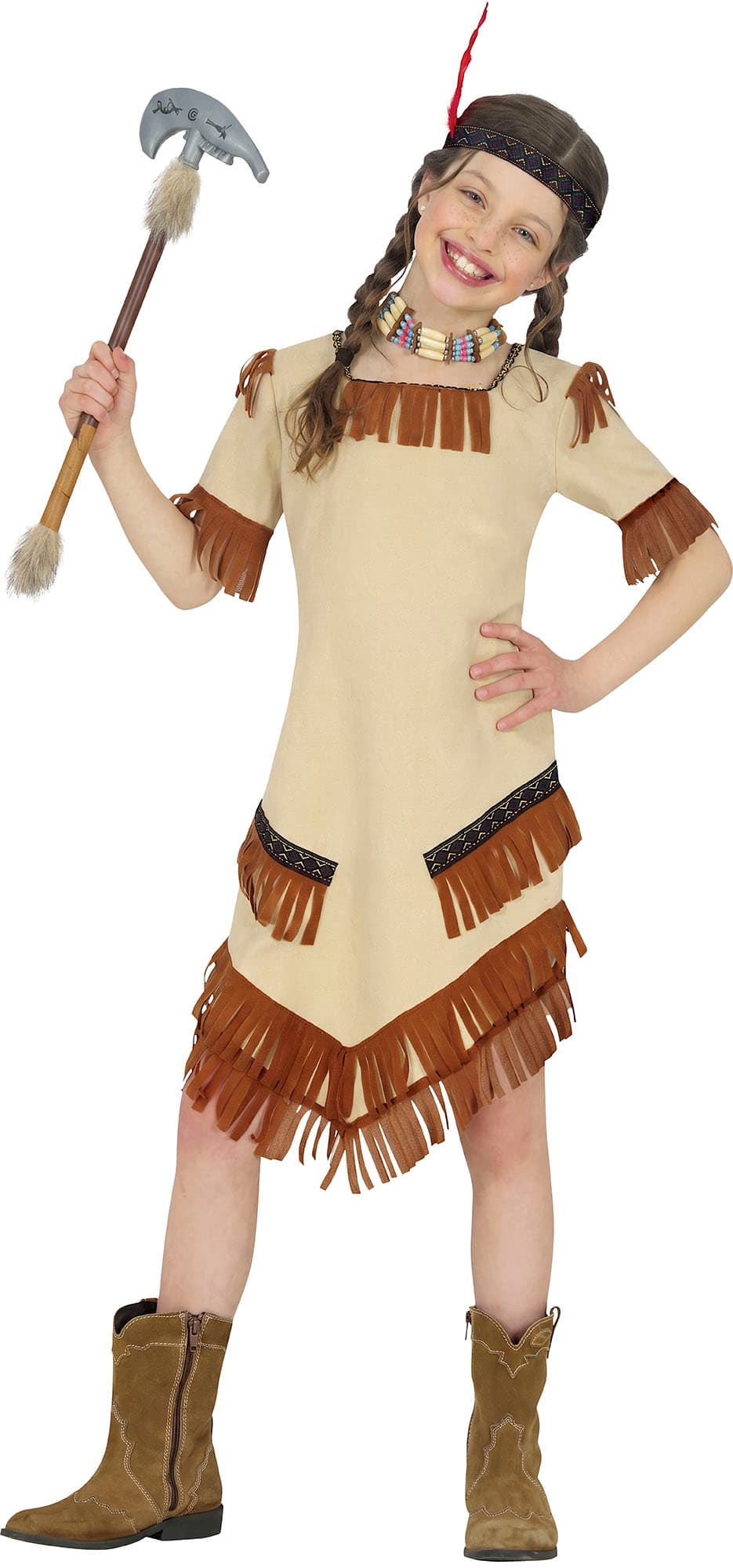 Indianer – kostume til piger, model 85179