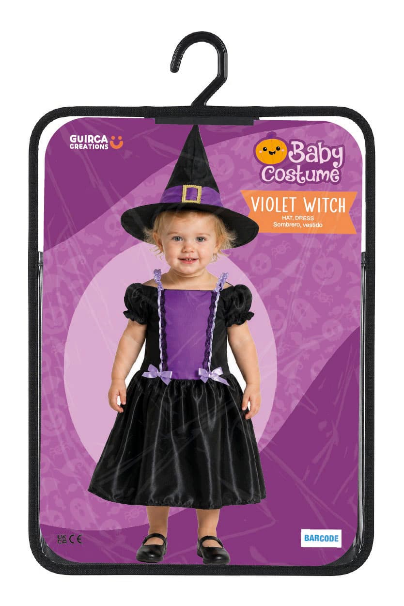 Violet heks – kostume til baby