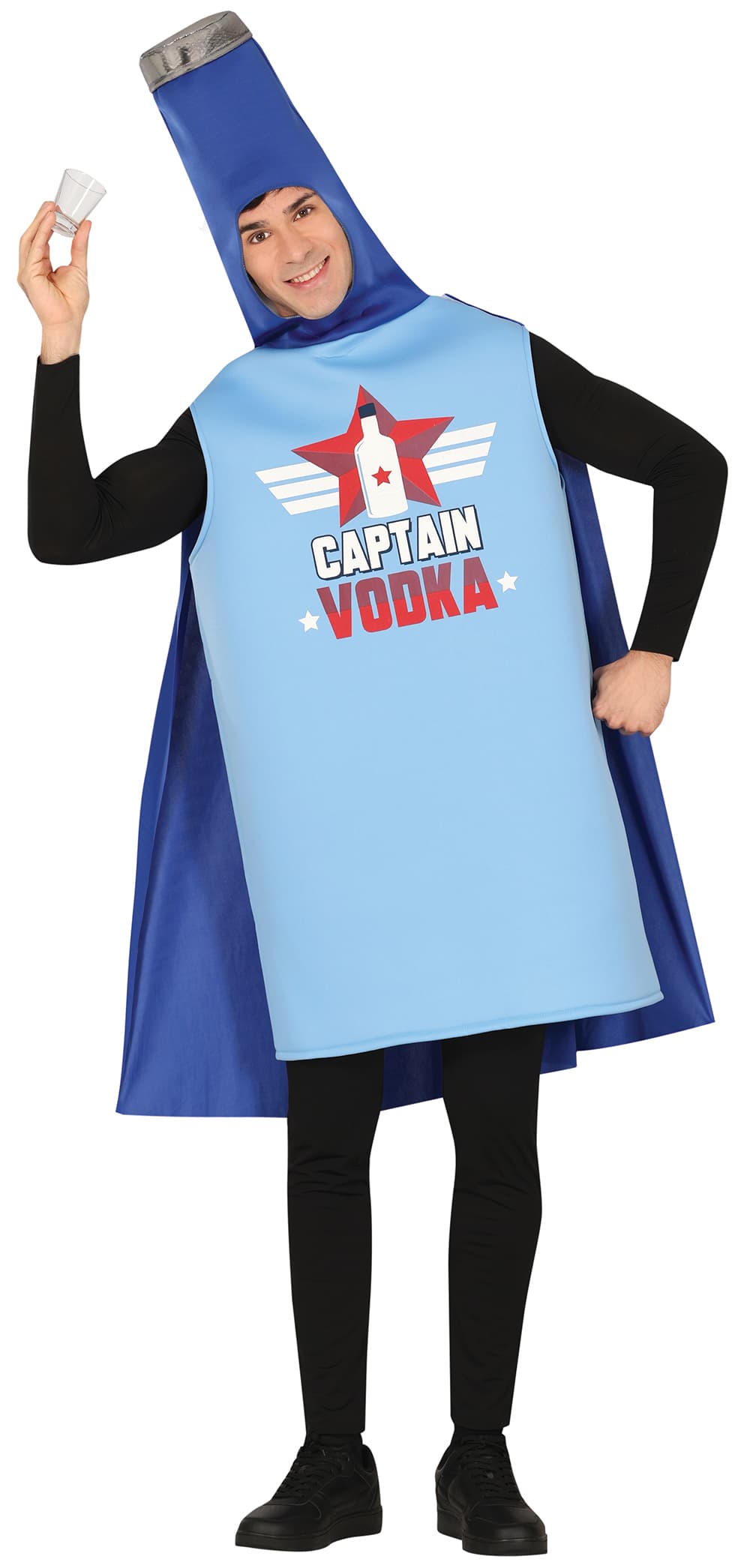 Captain Vodka-flaske – kostume til herrer
