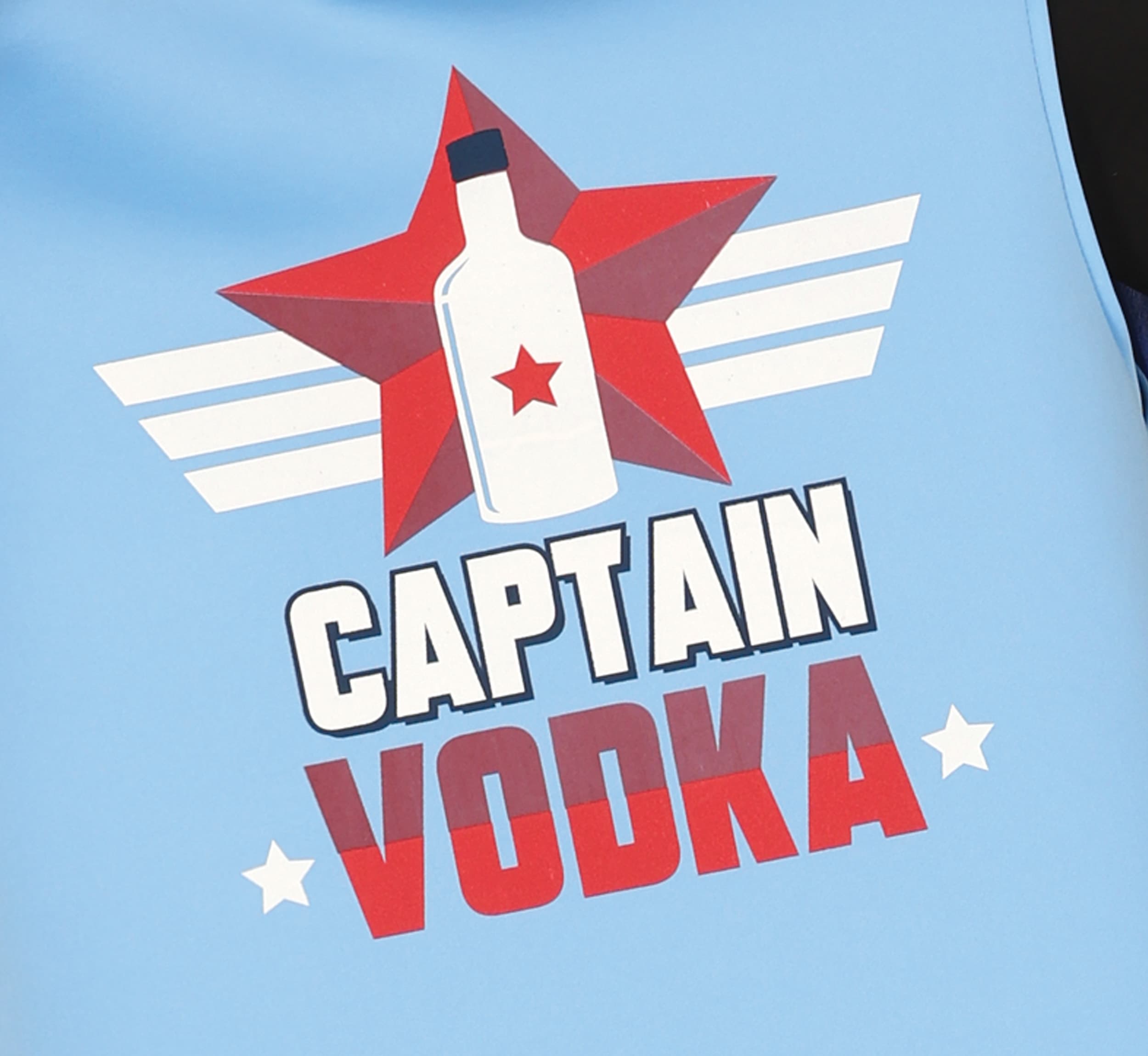 Captain Vodka-flaske – kostume til herrer