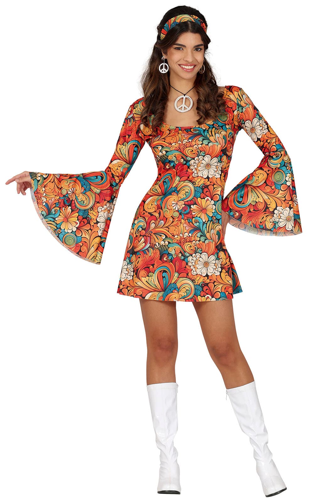 70'er-kjole – kostume til damer, model 86057