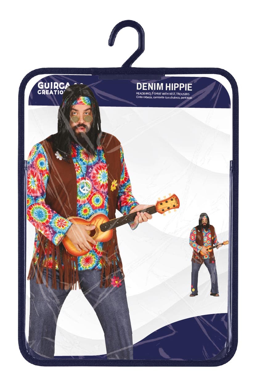 Hippie – kostume til herrer
