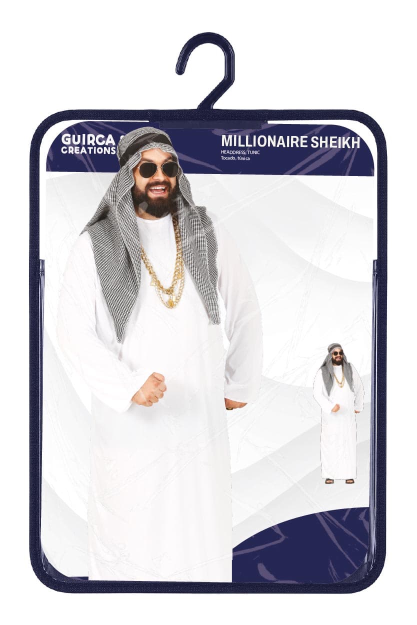 Arabisk sheik – kostume til herrer