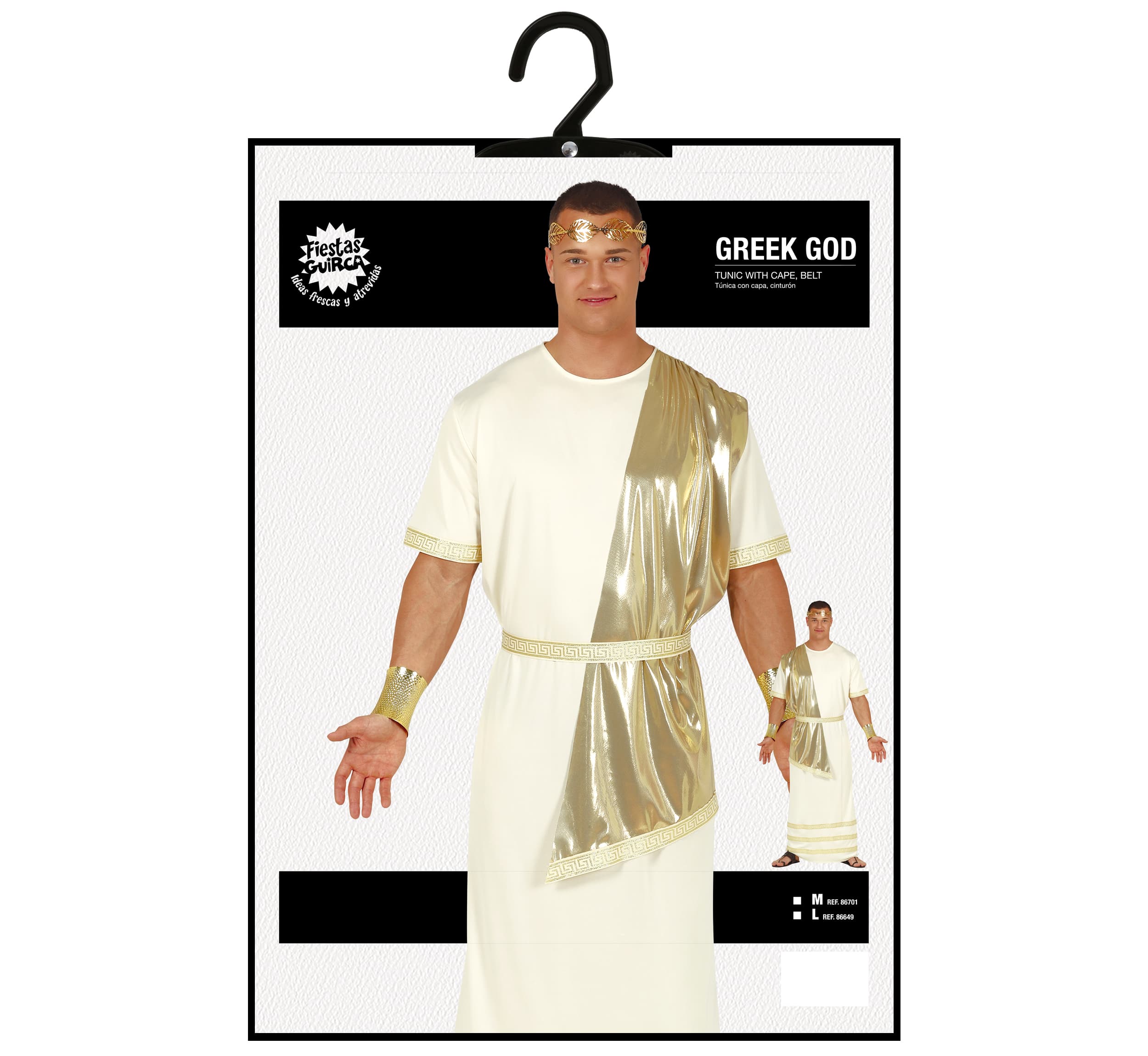 Romer – kostume til herrer, beige og guld