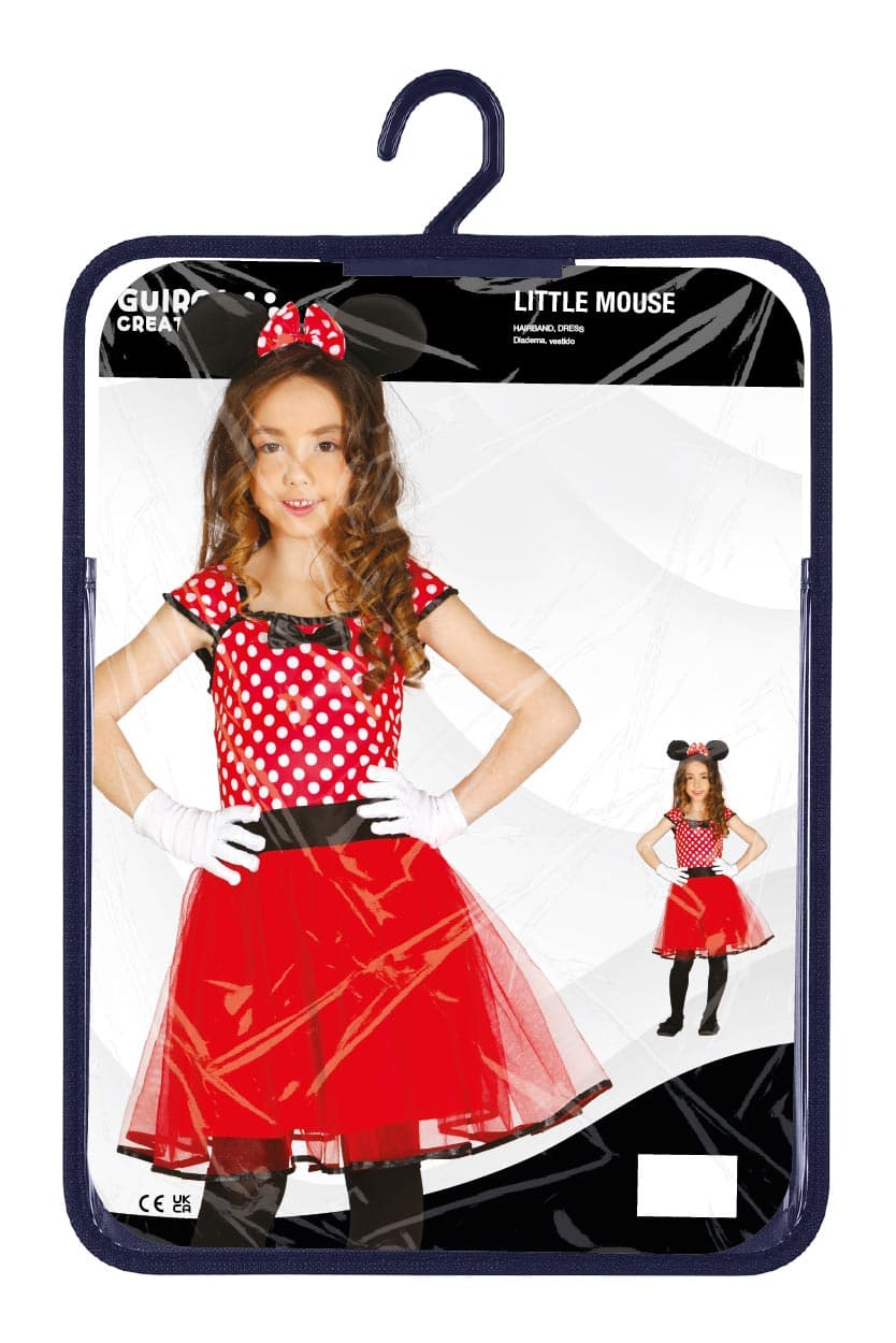 Lille mus – kostume til piger, model 87531