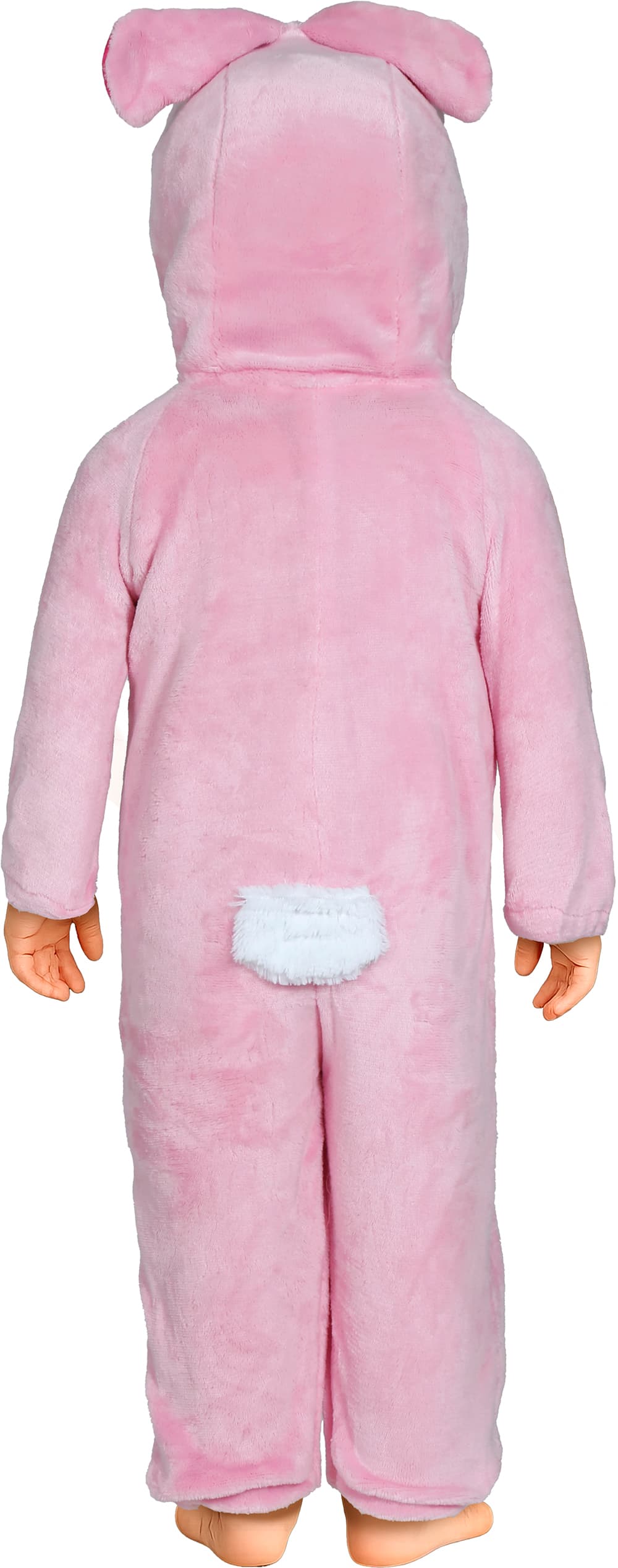 Kanin – kostume til baby, lyserød og hvid