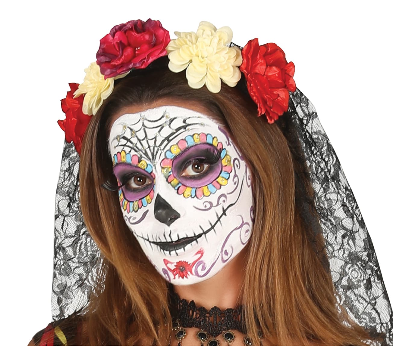Farverig Catrina – kostume til damer