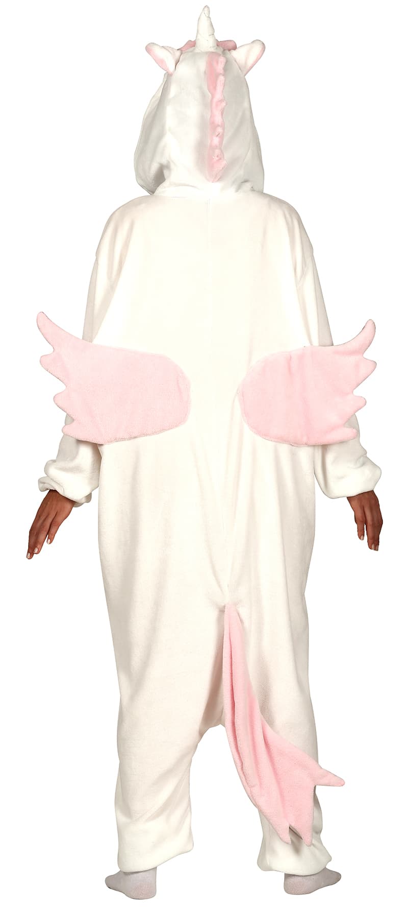 Lyserød enhjørning-kigurumi – kostume til voksne