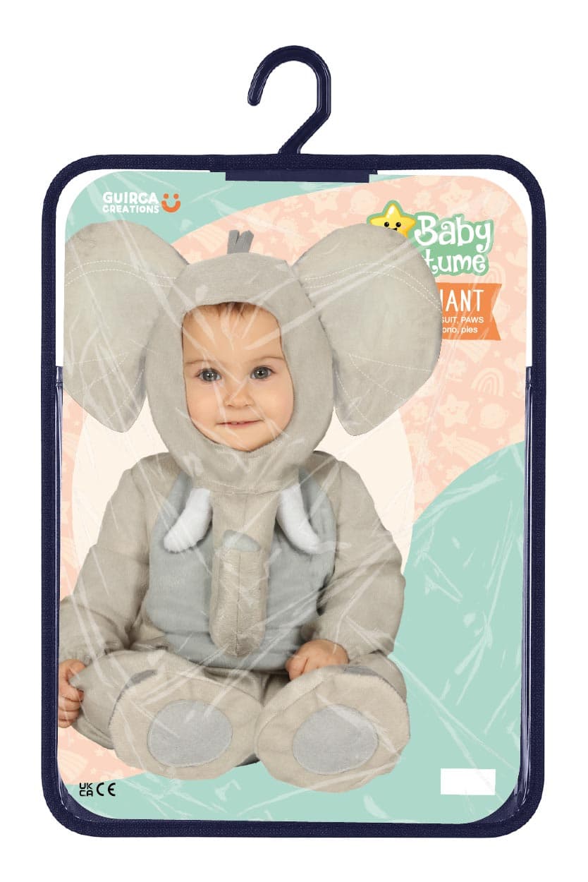 Elefant – kostume til baby, model 88395