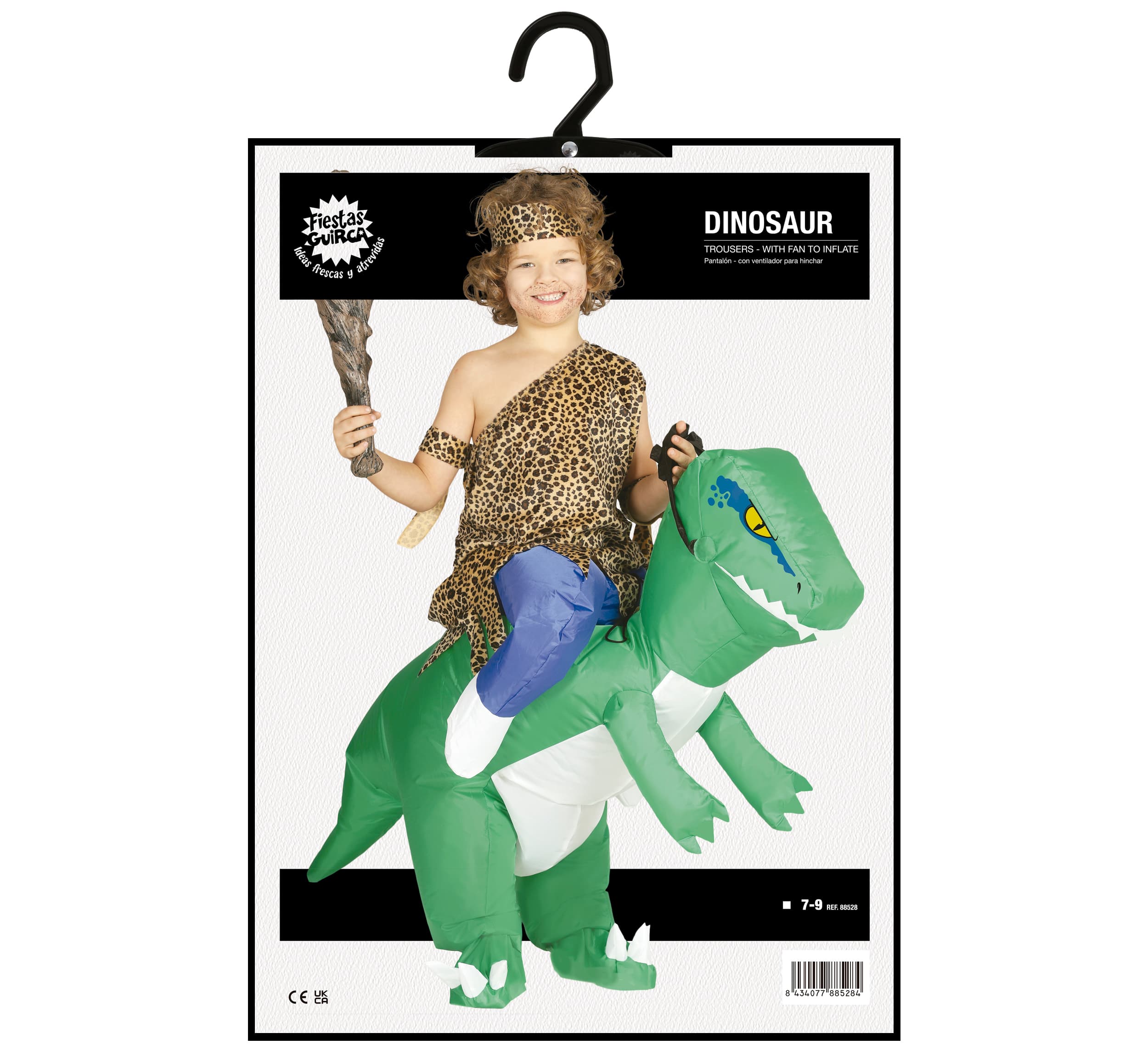 Oppustelig dinosaur – kostume til børn