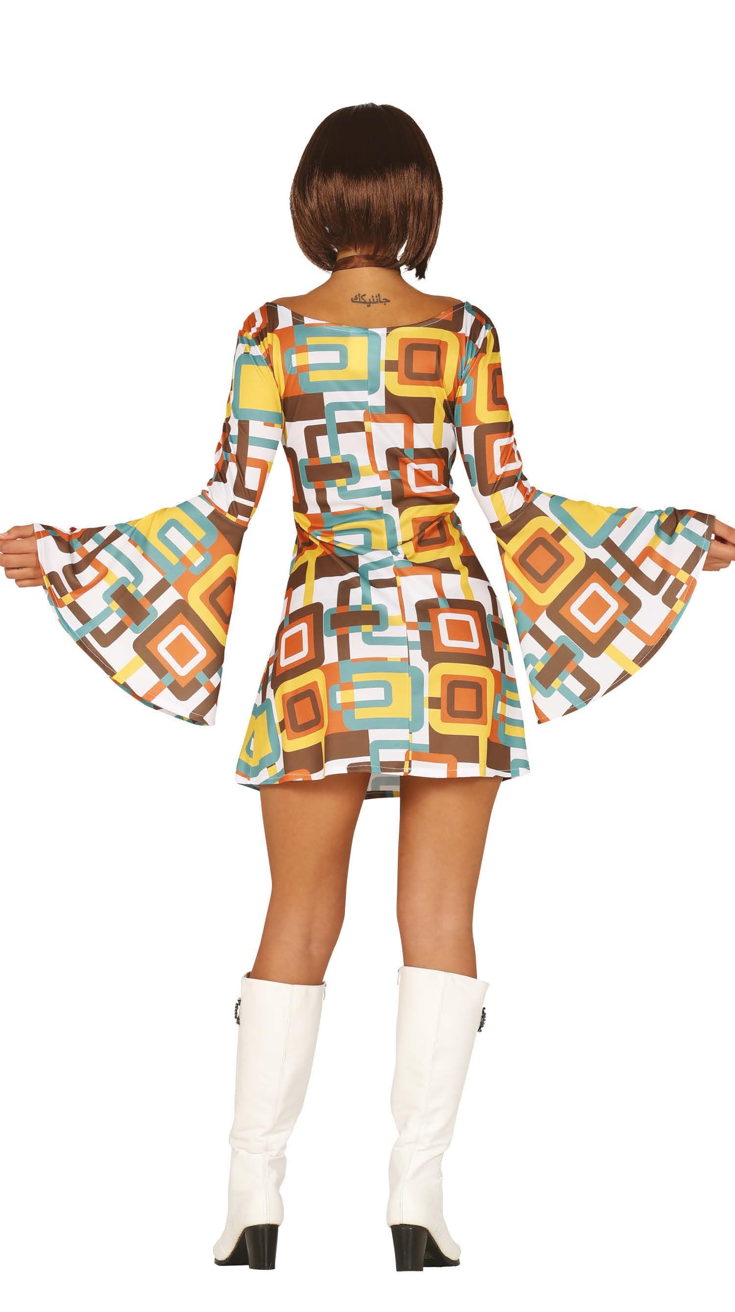 Disco – kostume til damer, flerfarvet, model 88549