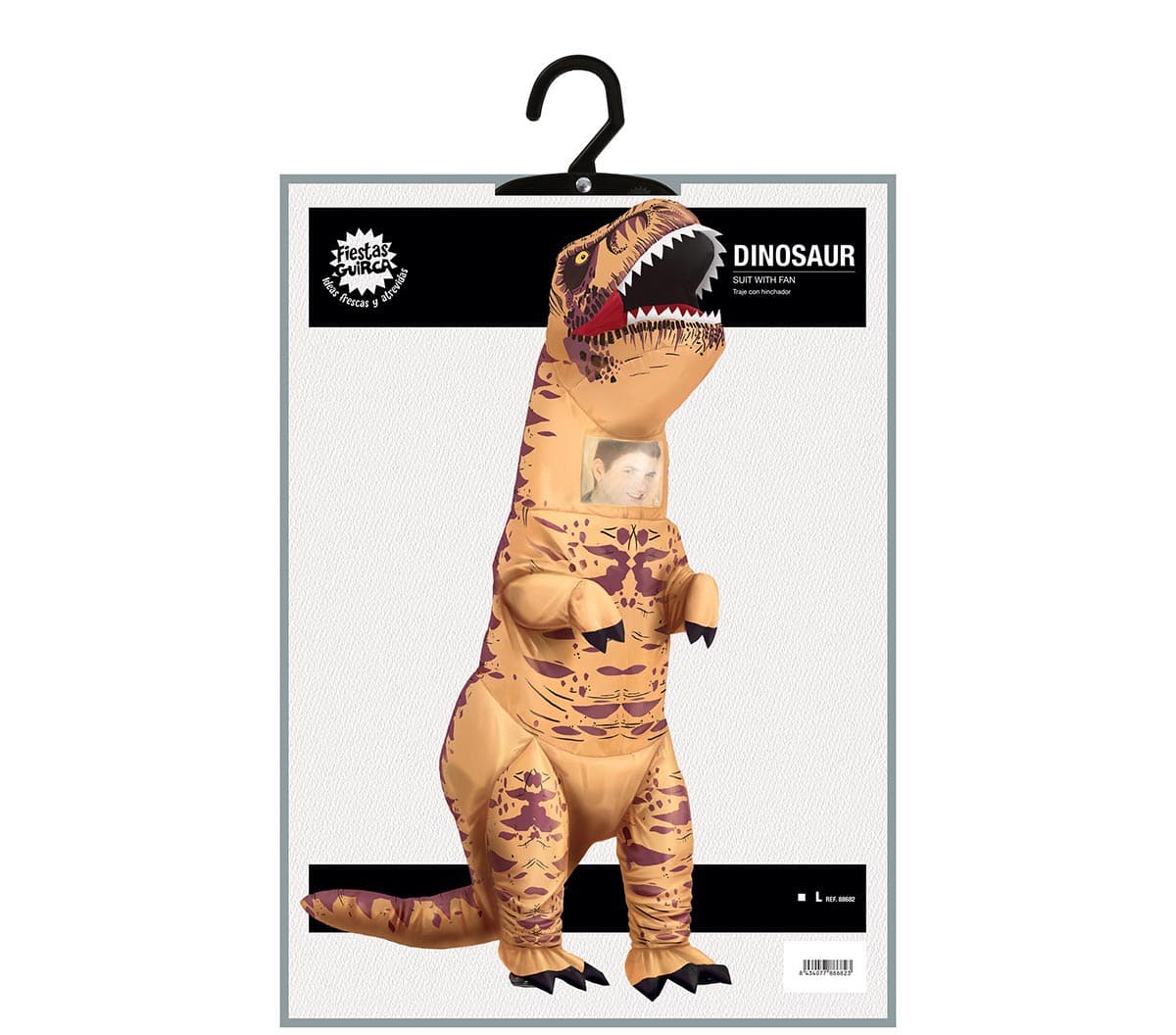 Oppustelig T-rex – kostume til voksne