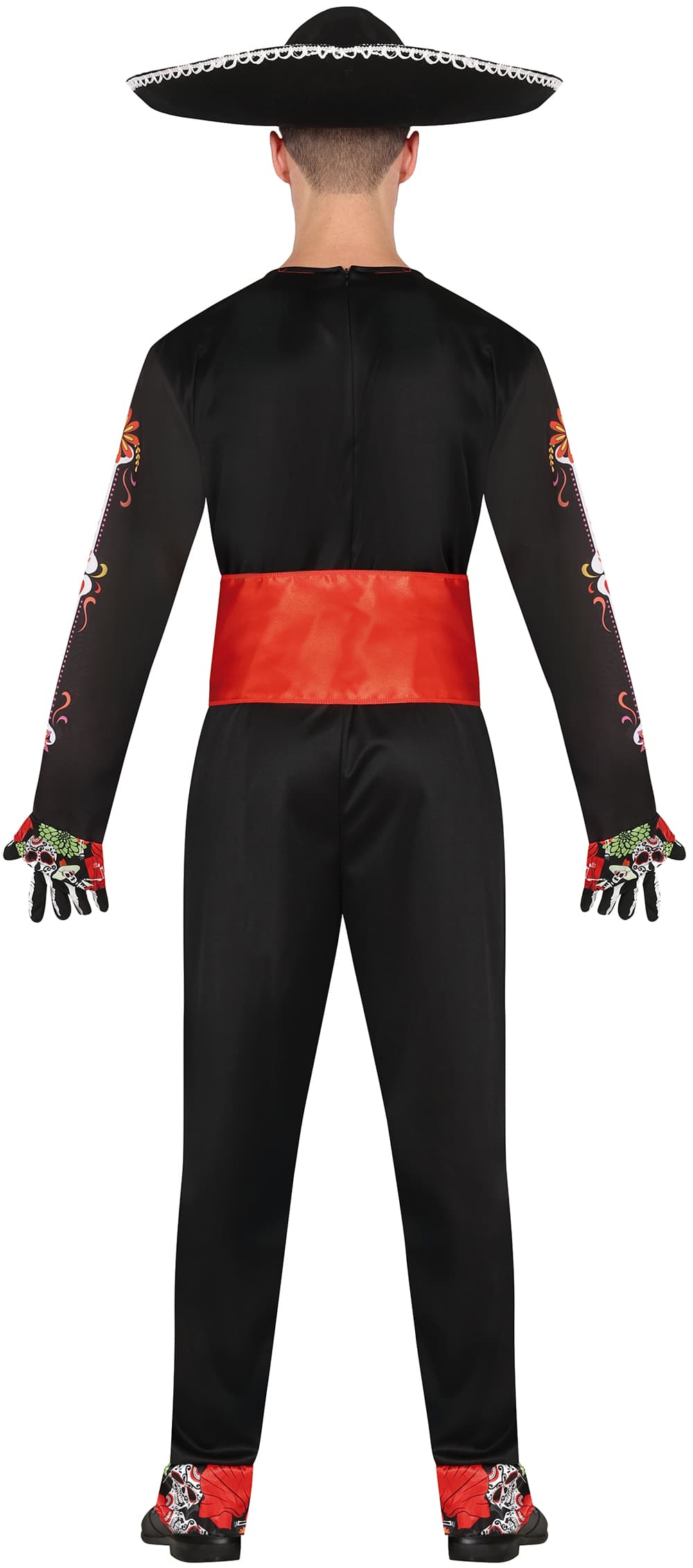 Mariachi-skelet – kostume til herrer