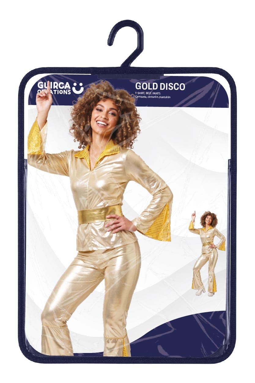 Disco i guld – kostume til damer