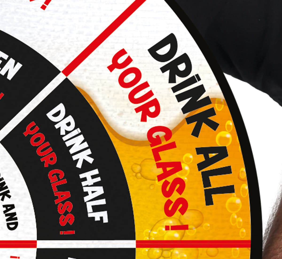 Dartskive til drikkeleg – kostume til herrer