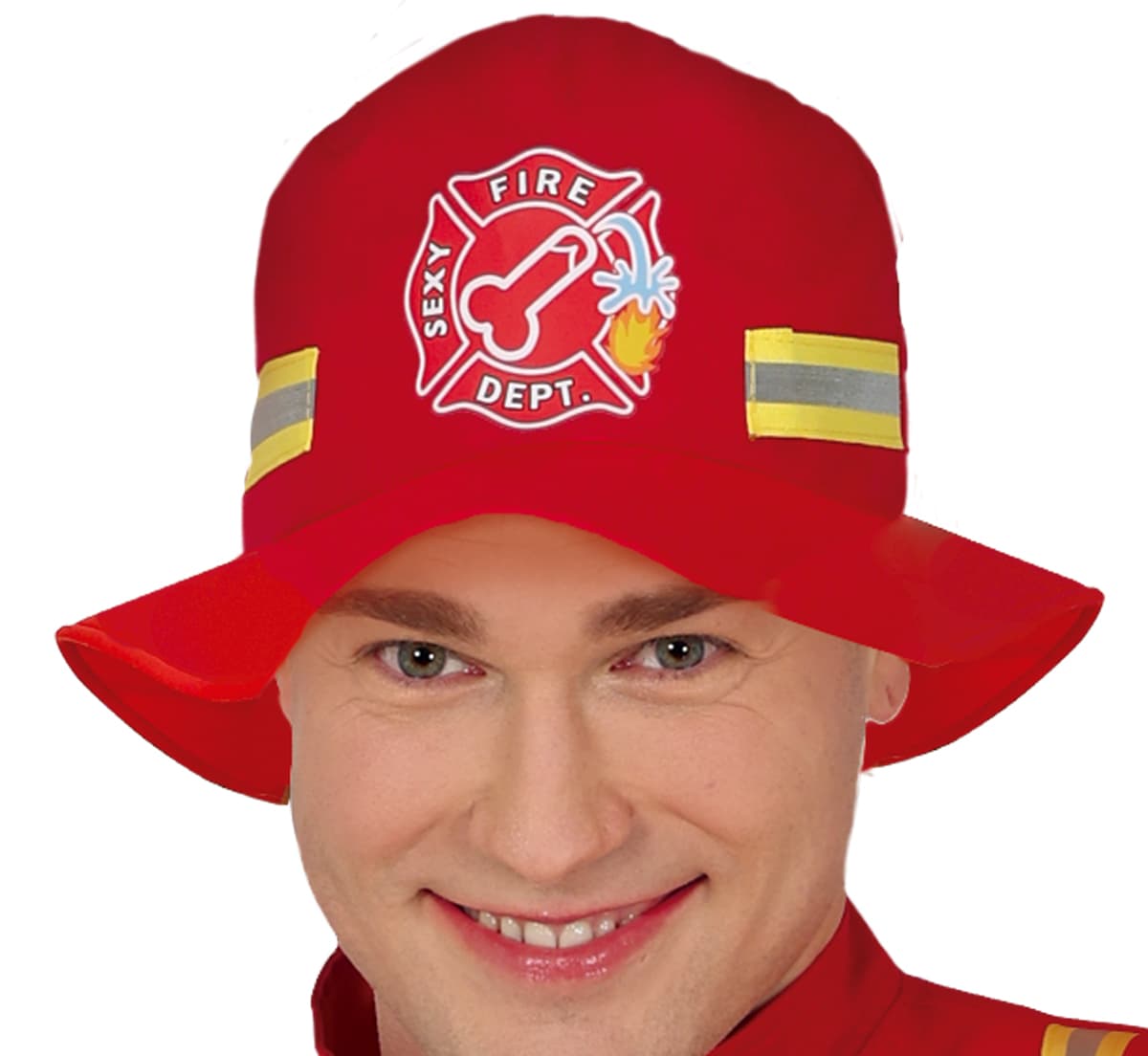 Brandmand med slange – kostume til herrer