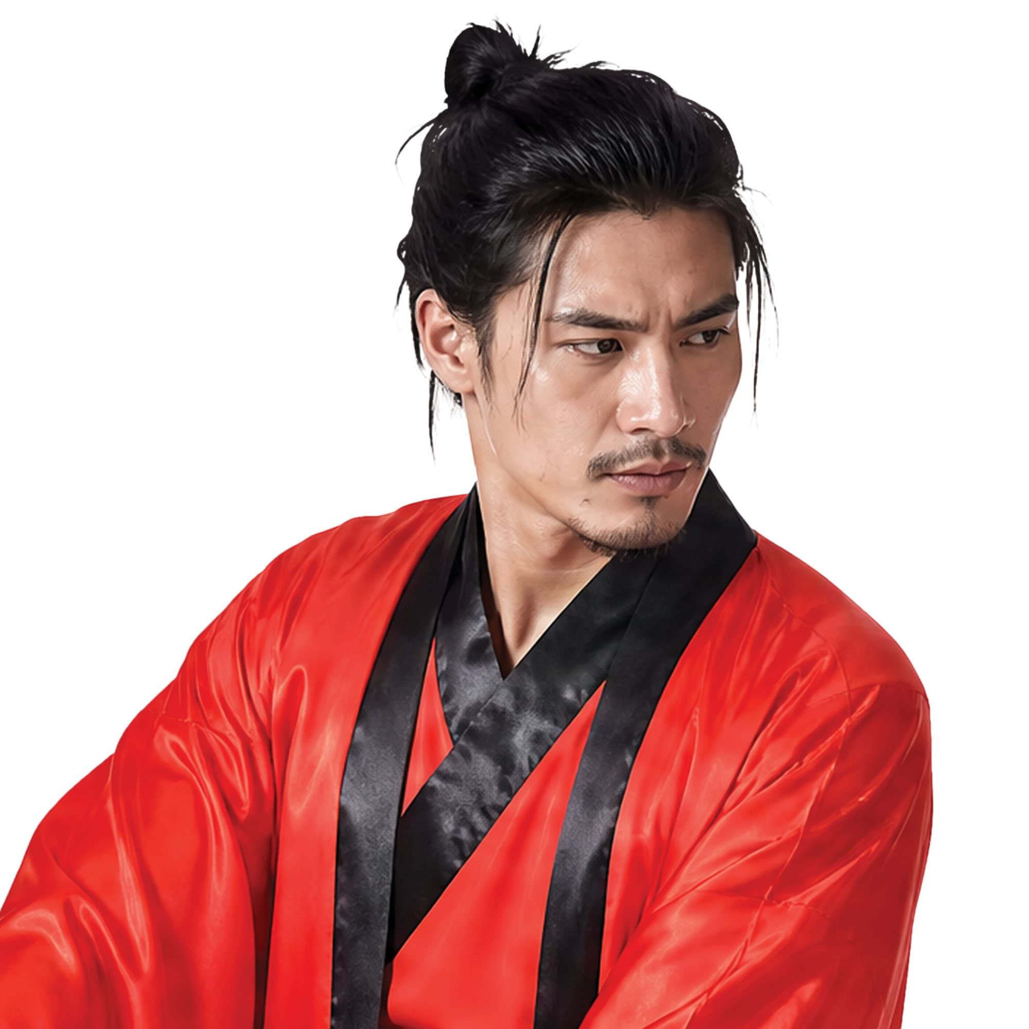 Rød kimono – kostume til herrer
