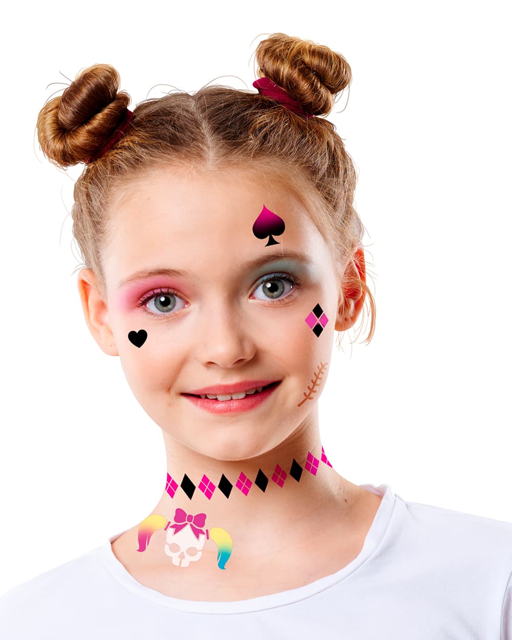 Selvklæbende sminkestencil til børn, Dangerous Girl