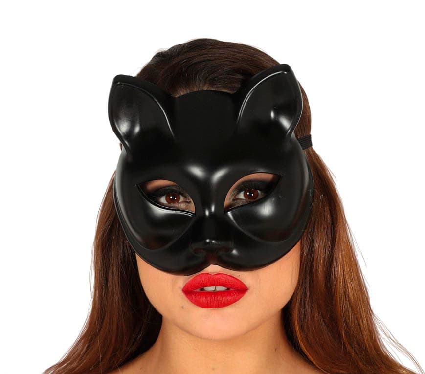 Sort kattemaske, PVC