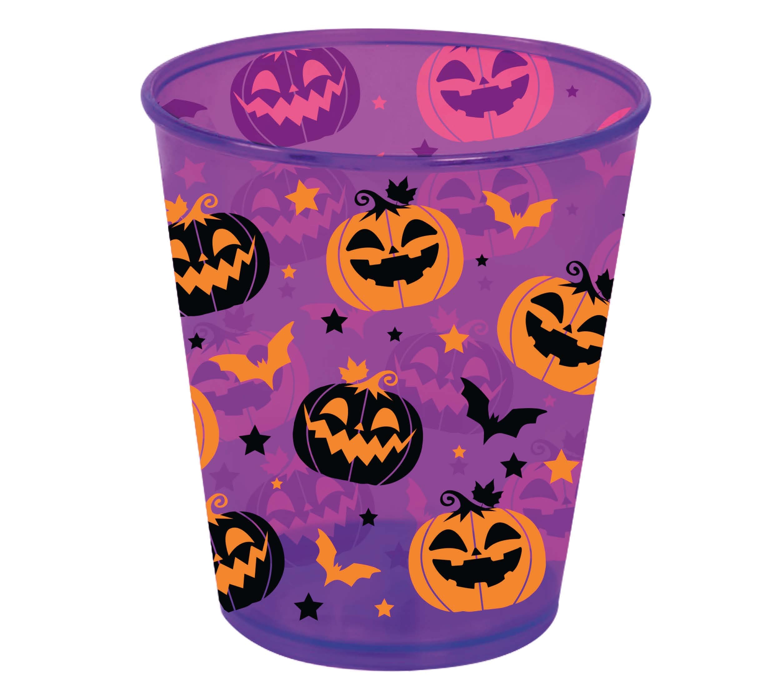 Lilla halloweenglas 10 cm