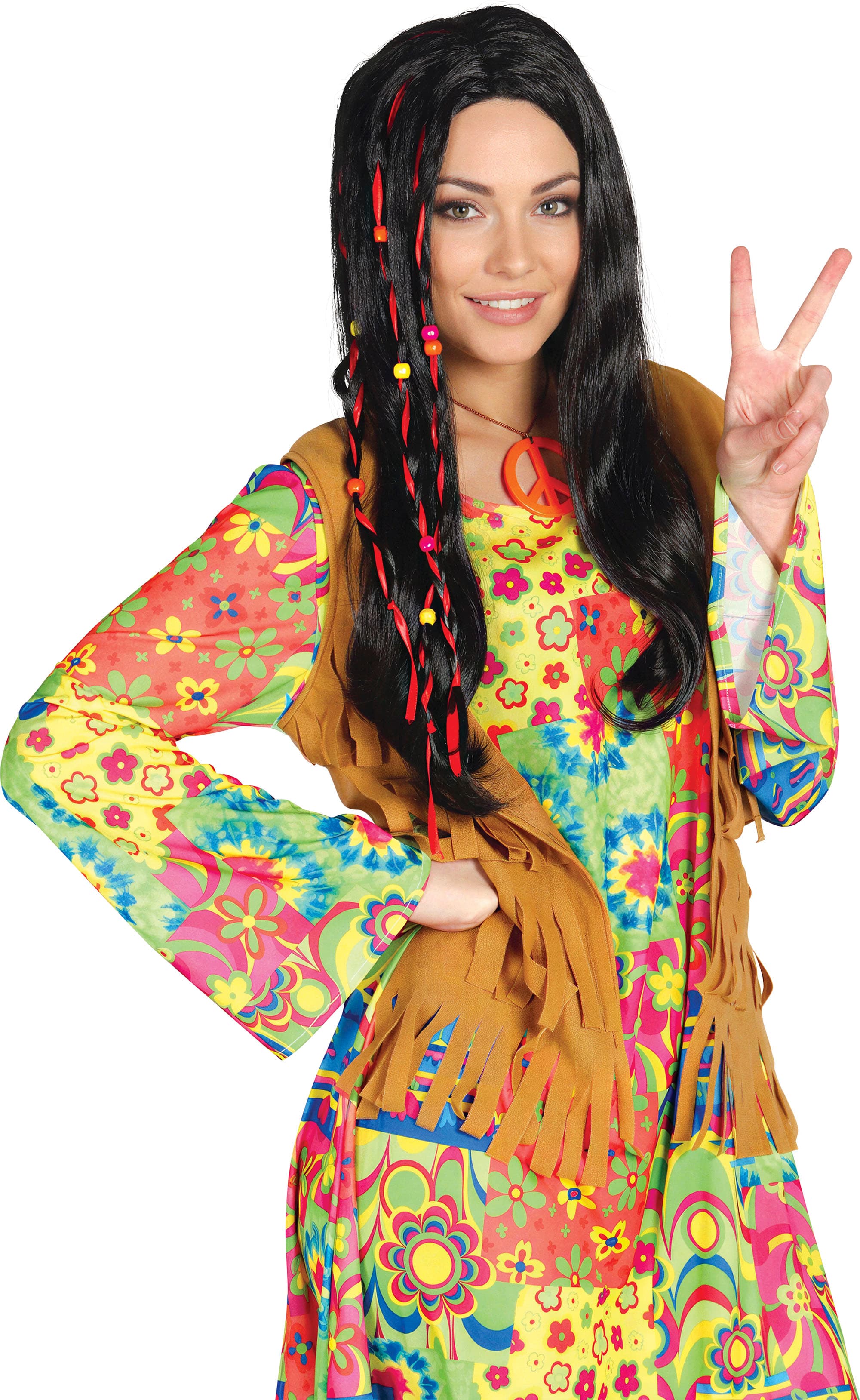 Sort hippieparyk (i æske)
