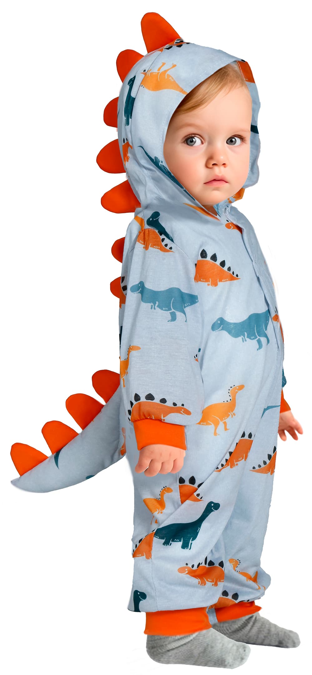 Dino-pyjamas – kostume til baby