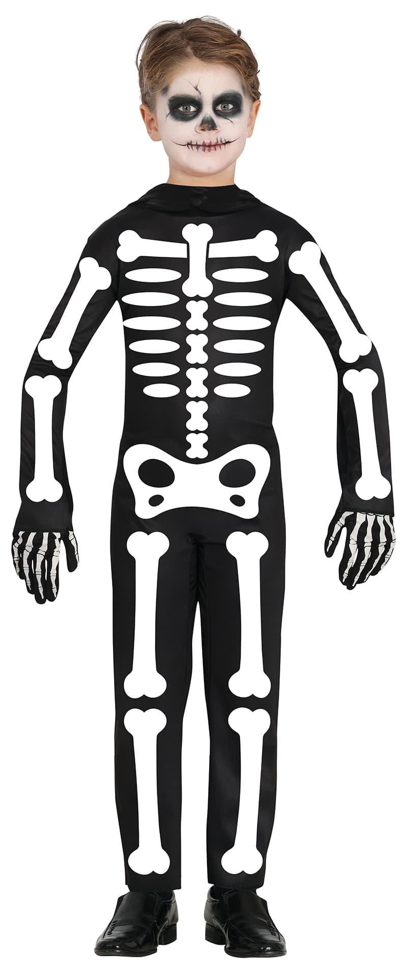 Skelet – kostume til drenge, model 78192
