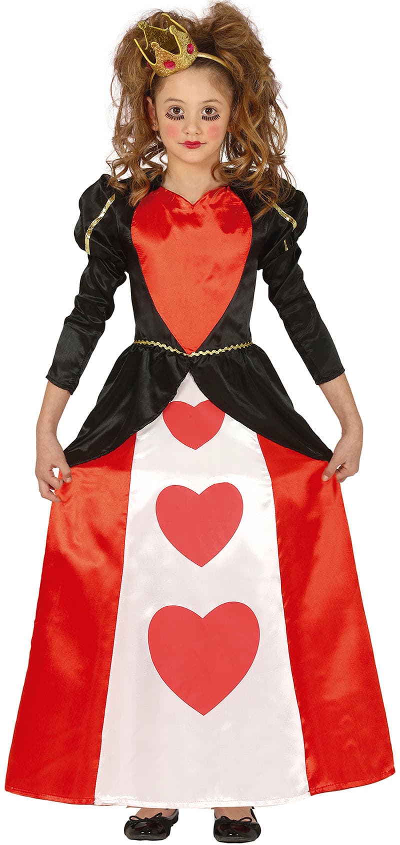 Hjertedronning – kostume til piger, model 83638