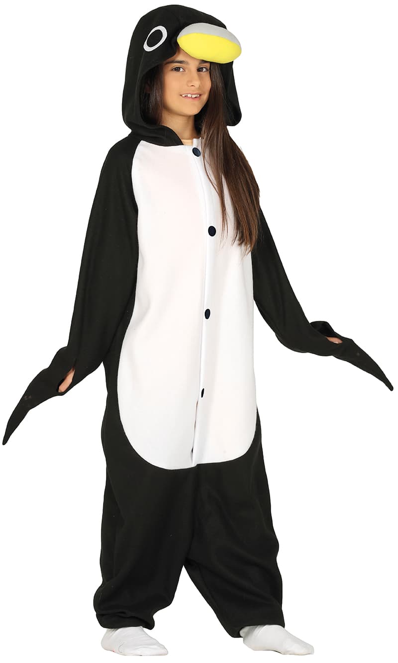 Pingvin-kigurumi – kostume til børn